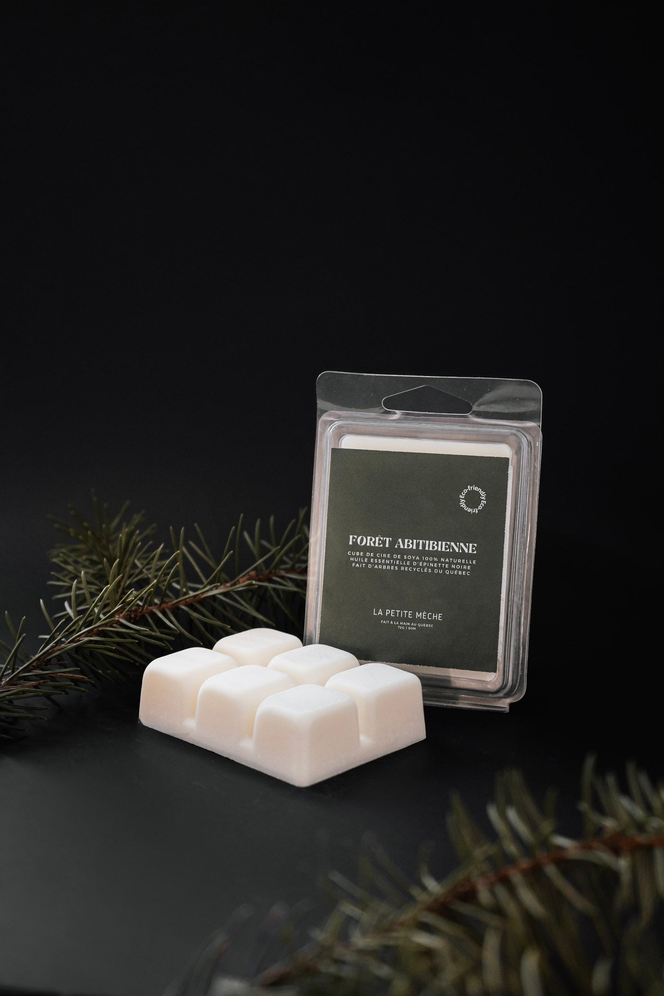 Cube de cire - Épinette noire - Lapetitemèche