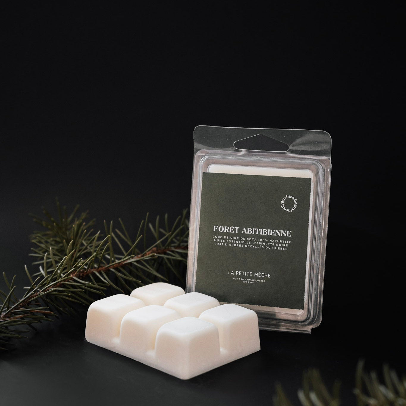 Cube de cire - Épinette noire - Lapetitemèche