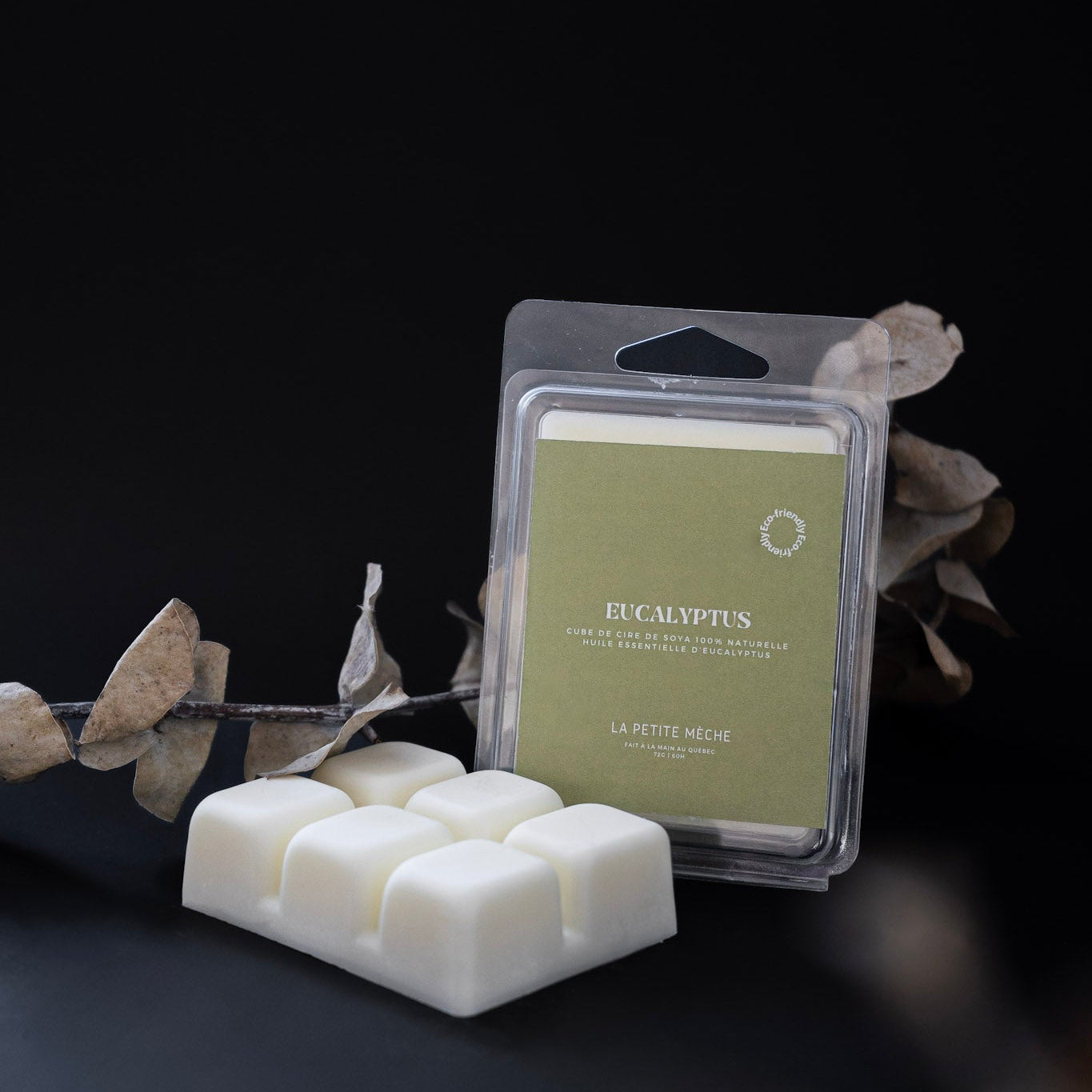Cube de cire - Eucalyptus - Lapetitemèche