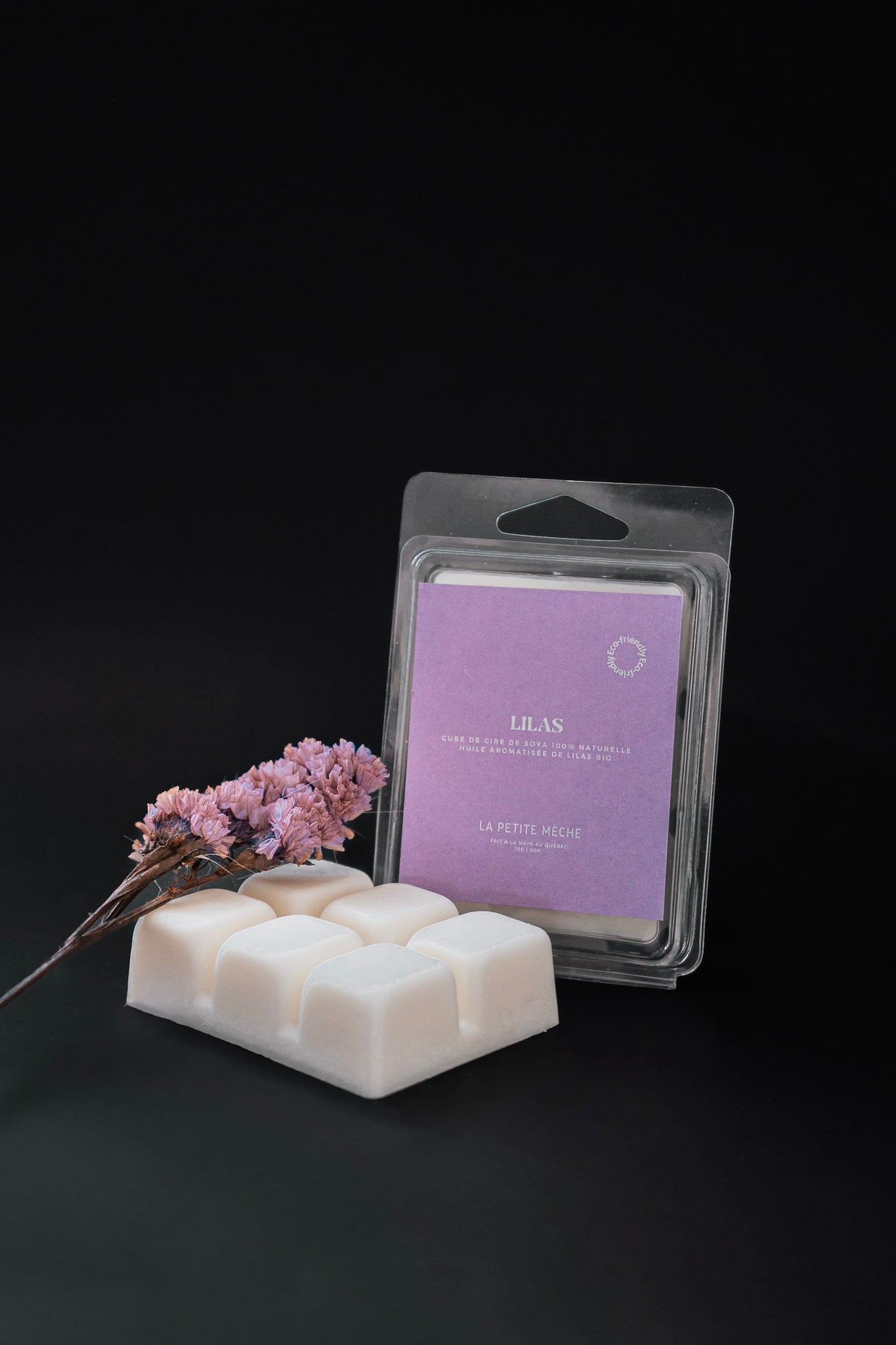 Cube de cire - Lilas - Lapetitemèche