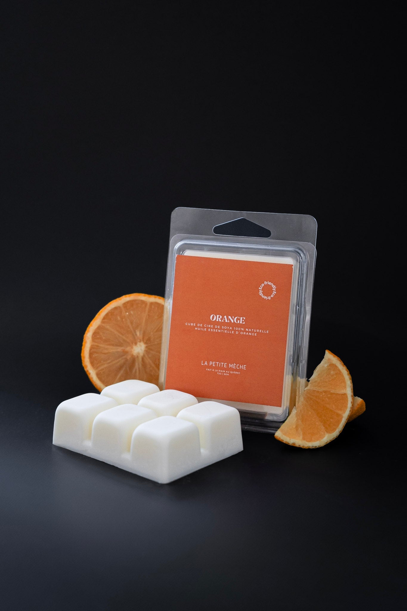 Cube de cire - Orange - Lapetitemèche