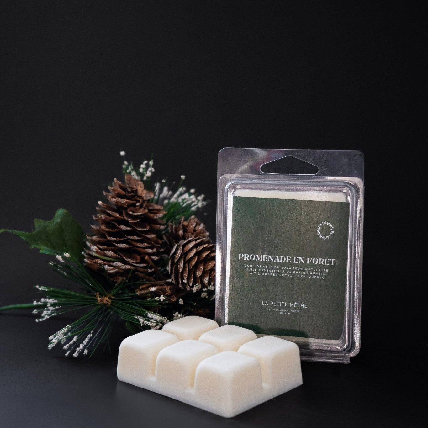 Cube de cire - Sapin baumier - Lapetitemèche