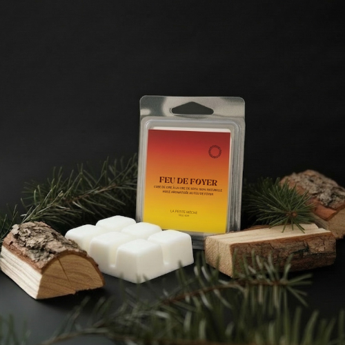Cube de cire - Feu de foyer