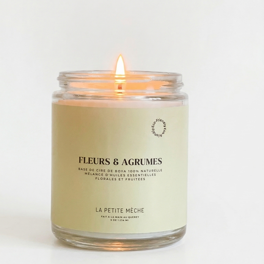Bougie - Fleurs et agrumes